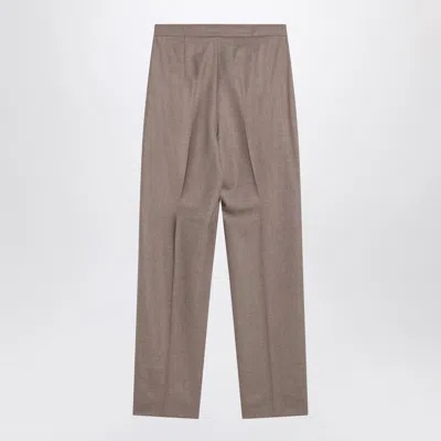 Max Mara Dove Grey Cashmere Trousers