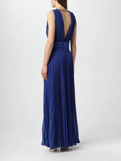 Max Mara Dress Woman Gnawed Blue In Blue