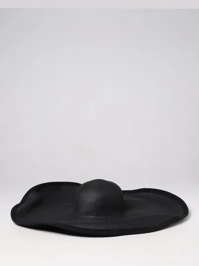 Max Mara Oversized Sun Hat In Black