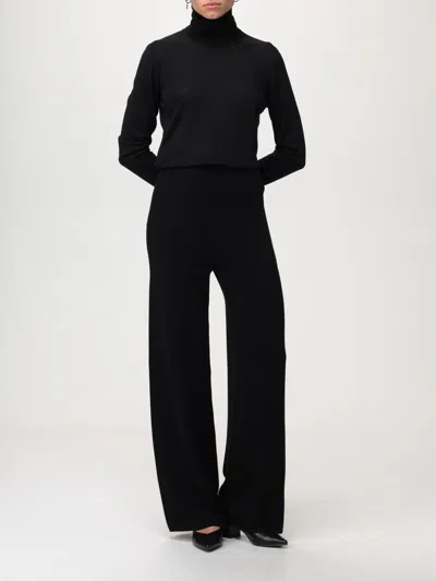 Max Mara Pants Woman Black In Black