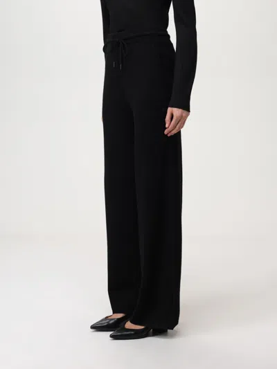 Max Mara Pants Woman Black In Black