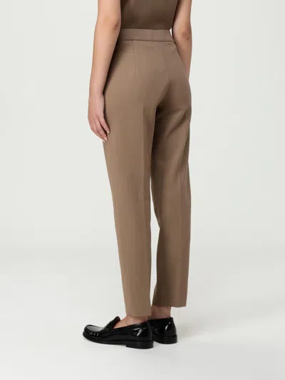 Max Mara Pants Woman Camel In Brown