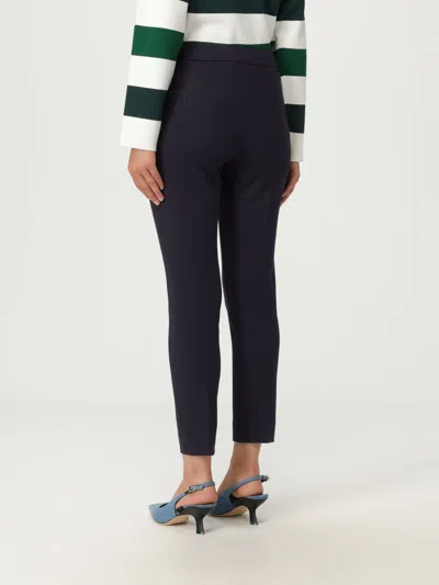 Max Mara Pants Woman Navy In Blue