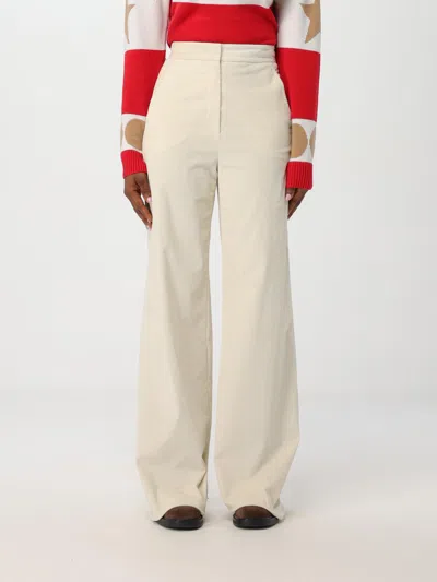 Max Mara Pants Woman White