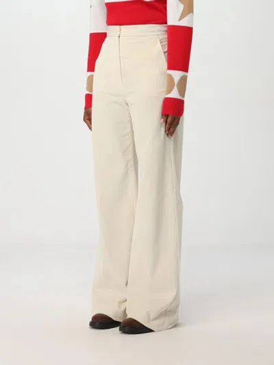Max Mara Pants Woman White