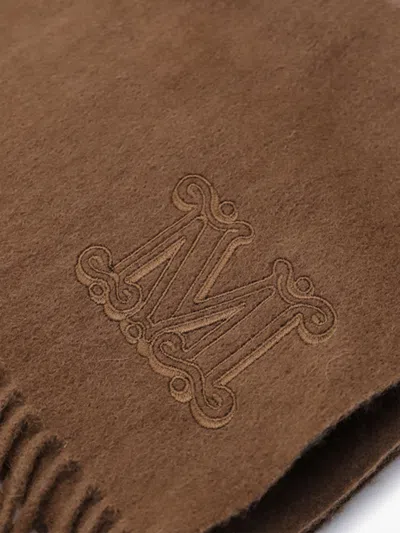 Max Mara Scarf Woman Brown In Brown