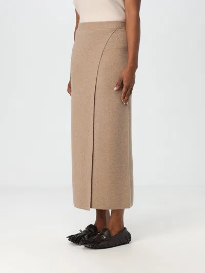 Max Mara Skirt Woman Hazel In Brown