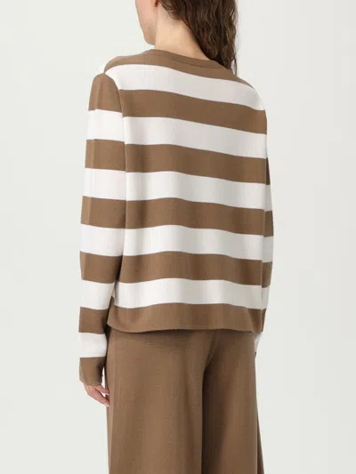 Max Mara 1951 Embroidery Wool Striped Sweater Clothing In Multi