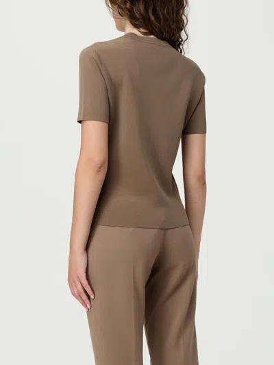 Max Mara Biscuit Viscose Blend Adelio T-shirt In Neutral