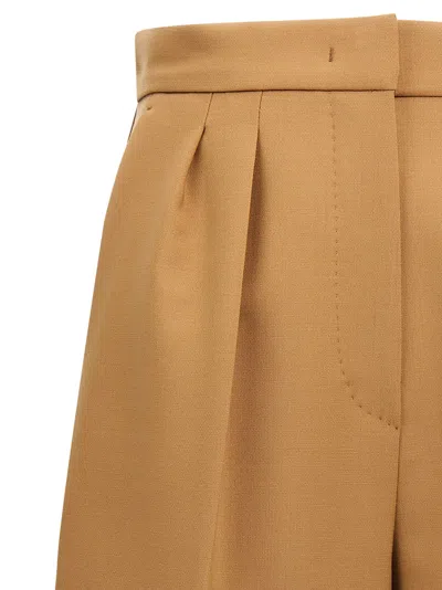 Max Mara Zic Bermuda And Short Brown In Brown