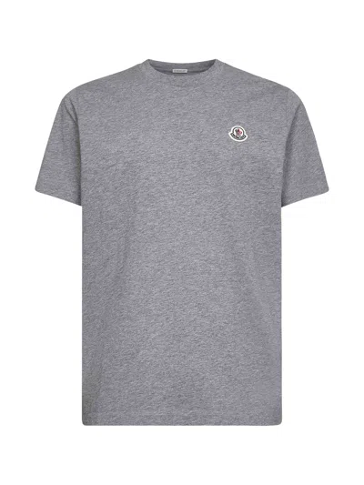 Moncler Men Cotton Pack Of Three Logo Patch T-shirts