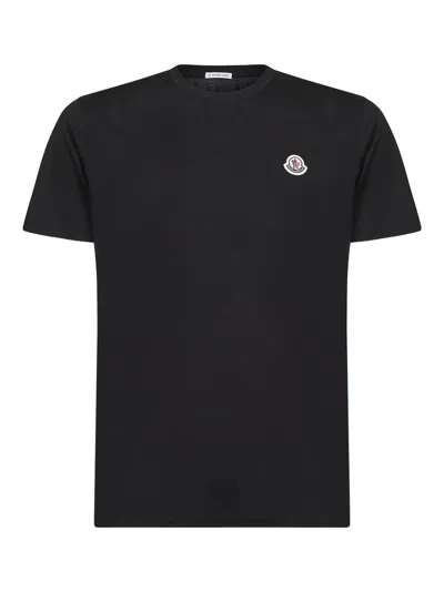 Moncler Men Cotton Pack Of Three Logo Patch T-shirts