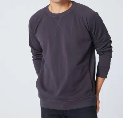 Known Supply Unisex Crewneck Pocket Sweatshirt In Washed Black