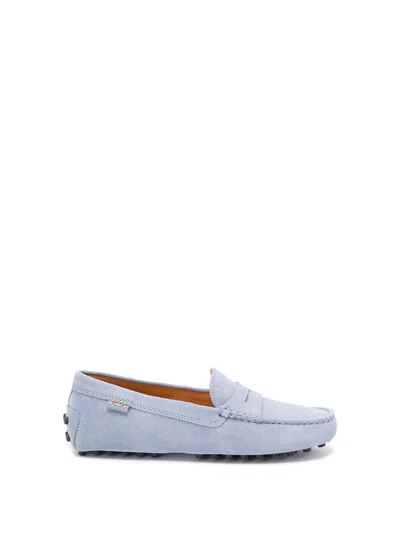 Tod's Women `gommino` Driving Shoes In Suede