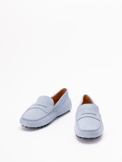 Tod's Women `gommino` Driving Shoes In Suede