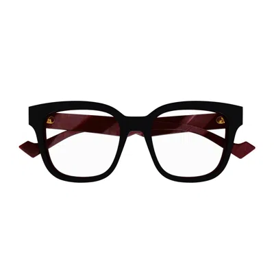 Gucci Gg0958o Linea Emblem Eyeglasses In Black