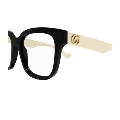 Gucci Gg0958o Linea Emblem Eyeglasses In Black