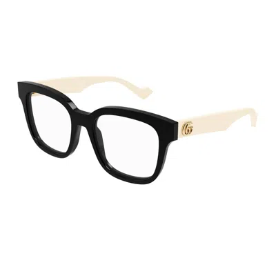 Gucci Gg0958o Linea Emblem Eyeglasses In Black