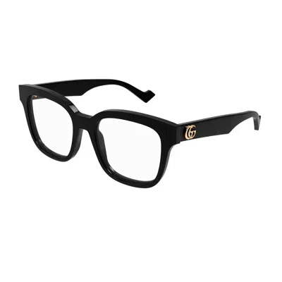 Gucci Gg0958o Linea Emblem Eyeglasses In Black