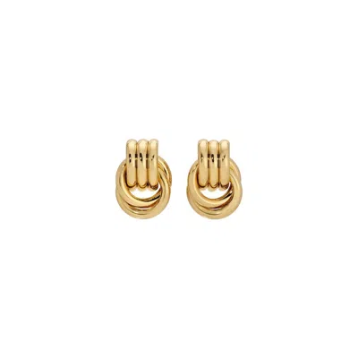 Heaven Mayhem Baby Knot Earrings Gold