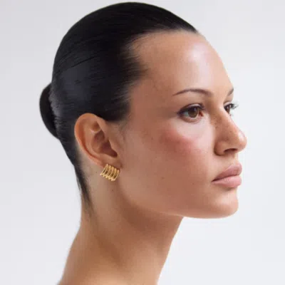 Heaven Mayhem Clemmie Earrings Gold