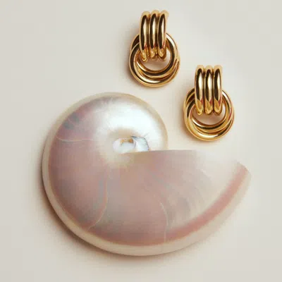 Heaven Mayhem Mini Knot Earrings Gold