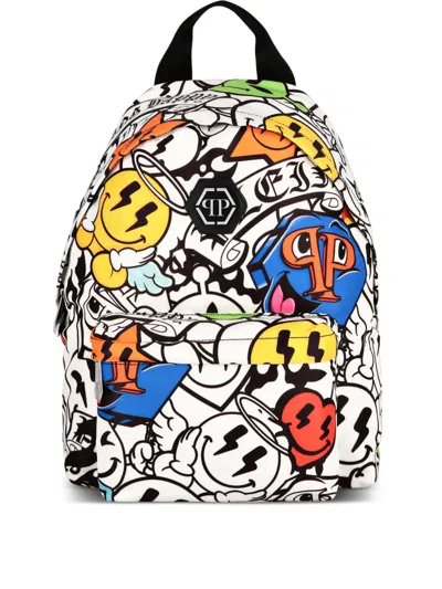 Philipp Plein Smile-print Backpack