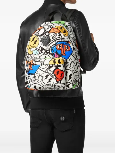 Philipp Plein Smile-print Backpack
