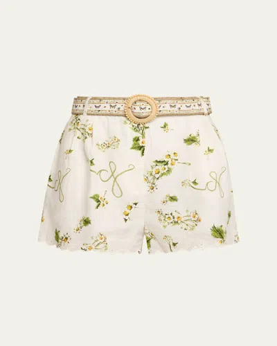 Camilla Botanical Utopia Tuck Front Shorts