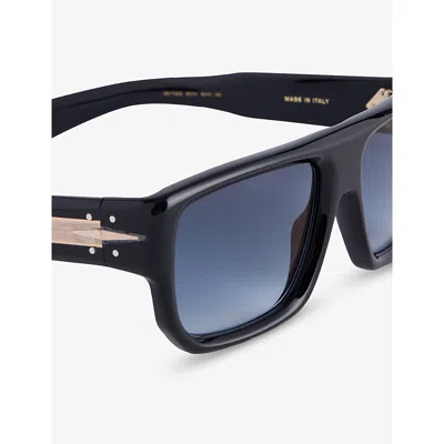 Eyewear By David Beckham Mens 7132/s Rectangle-frame Acetate Sunglasses Black