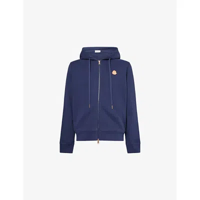 Moncler Genius Blue Moncler X Gilga Farm Zip-up Hoodie In Blue