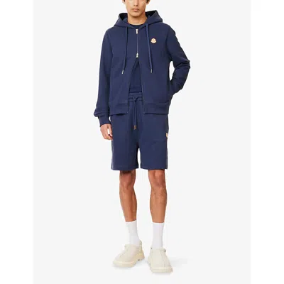 Moncler Genius Blue Moncler X Gilga Farm Zip-up Hoodie In Blue