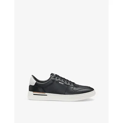 Hugo Boss Boss Men Sneaker In Pelle