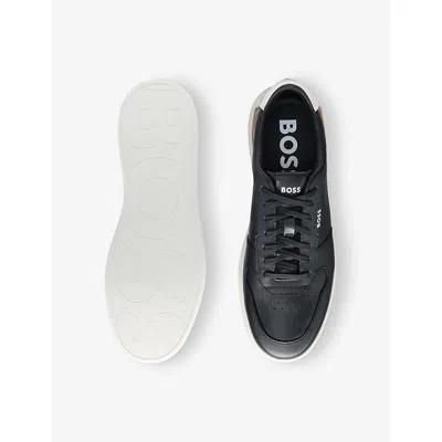 Hugo Boss Boss Men Sneaker In Pelle