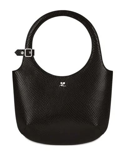 Courrèges Holy Schultertasche Aus Leder