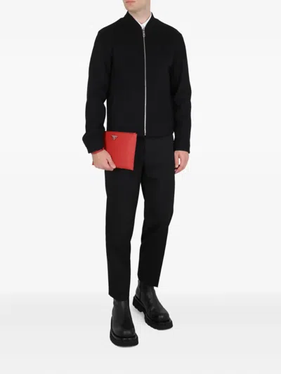 Prada Triangle-logo Clutch Bag
