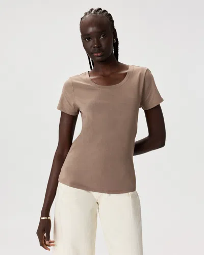 Quince Women's Cotton Modal Scoop Neck T-shirt