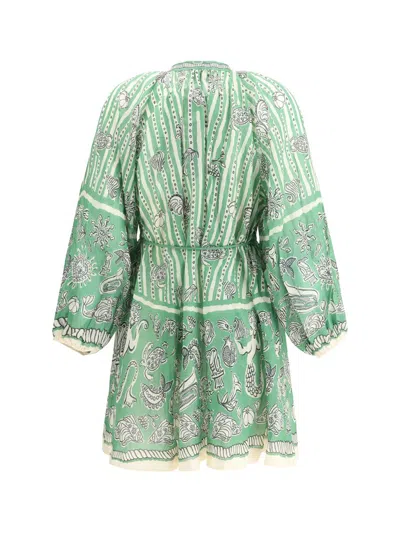 Alemais Lula Mini Dress In Green