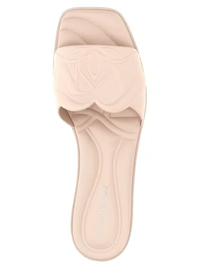 Alexander Mcqueen Mcqueen Women 'seal' Sandals In Pink