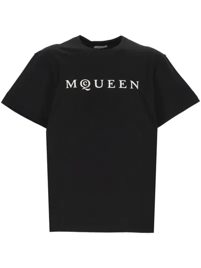 Alexander Mcqueen Logo Print Crewneck T-shirt