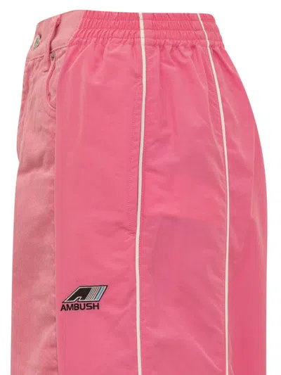 Ambush Denim Pants In Pink