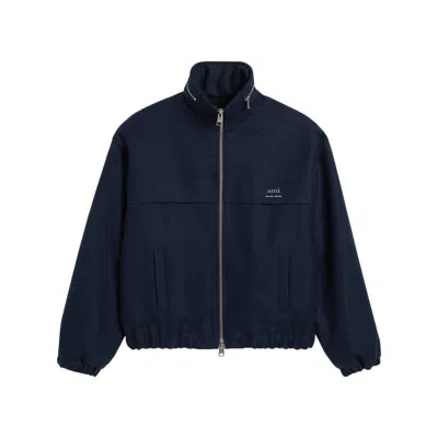 Ami Alexandre Mattiussi Elasticated Waist Zipped Windbreaker