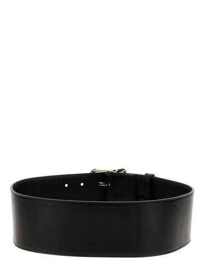 Chloé Leather Belt In Black