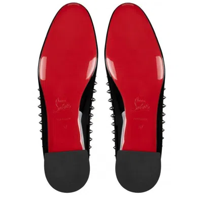 Christian Louboutin Woman Ballet Flats Black Size 8 Leather In Black