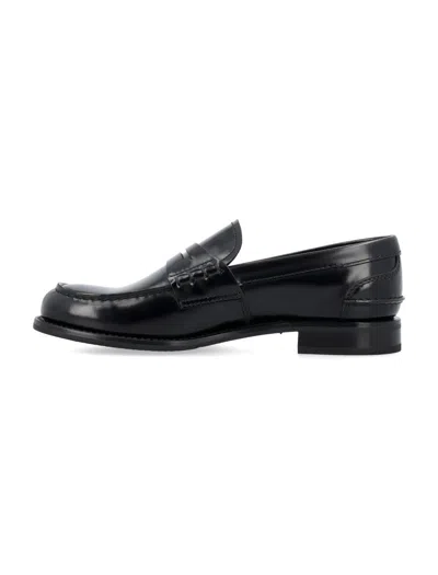 Church's Pembrey Leather Loafers In Red