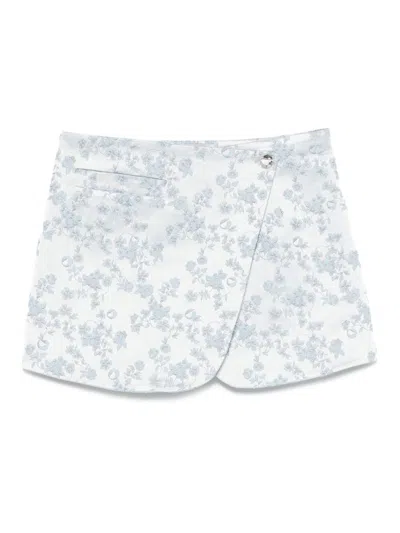 Coperni Patterned Skirt In White