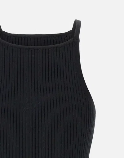Courrèges Holistic Rib Knit Viscose Blend Tank Top