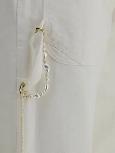 Darkpark White Carpenter Lisa Cotton Denim Jeans