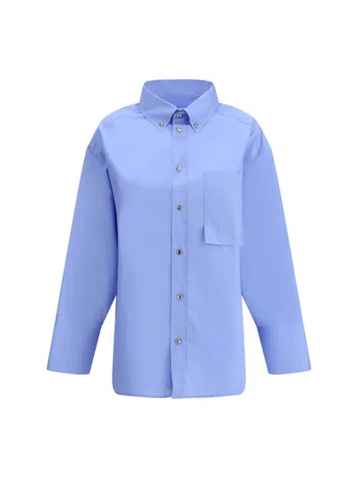 Darkpark Nathalie Popeline Shirt In Blue