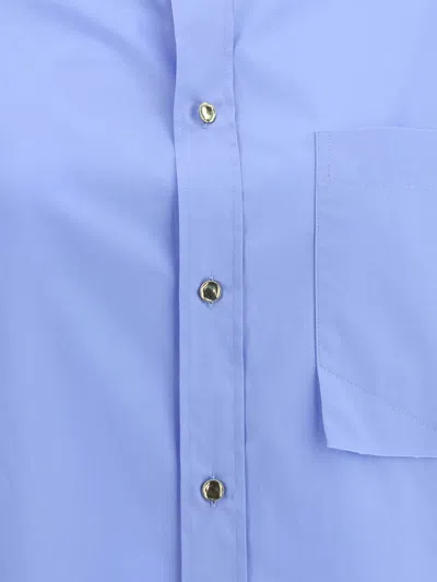 Darkpark Nathalie Popeline Shirt In Blue